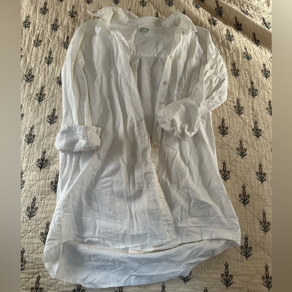 Tunic Button-Up Shirt
